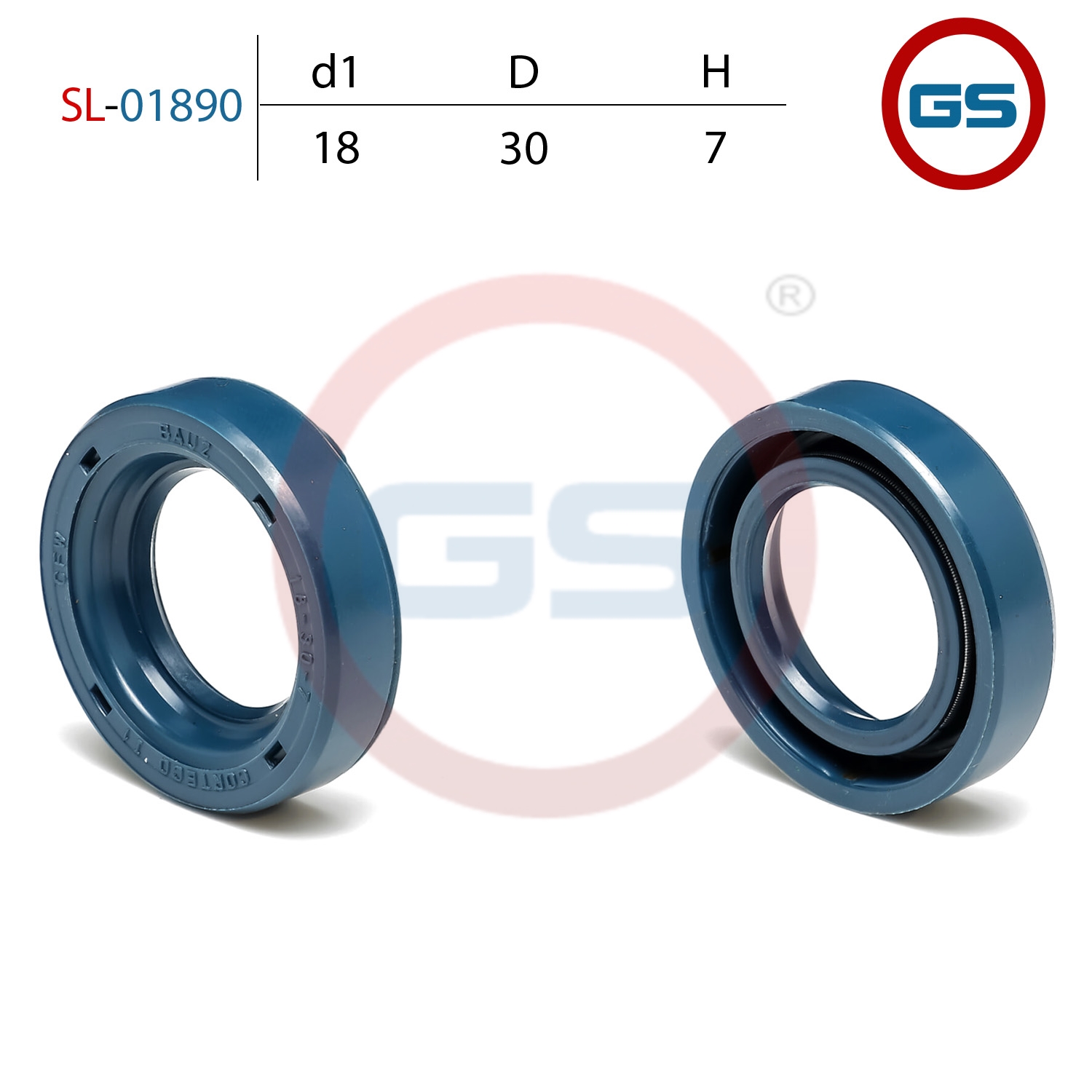 Сальник рулевой рейки 18*30*7 (0m) - GS SL-01890