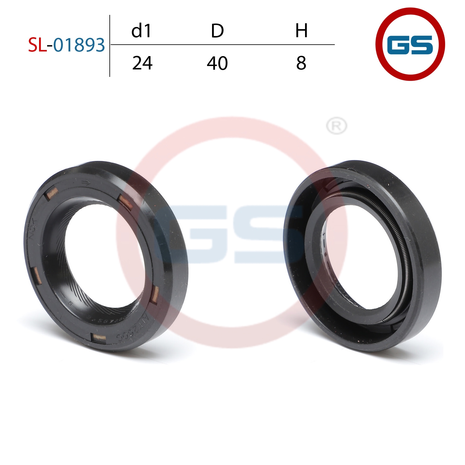 Сальник рулевой рейки 24*40*8 (0m) - GS SL-01893