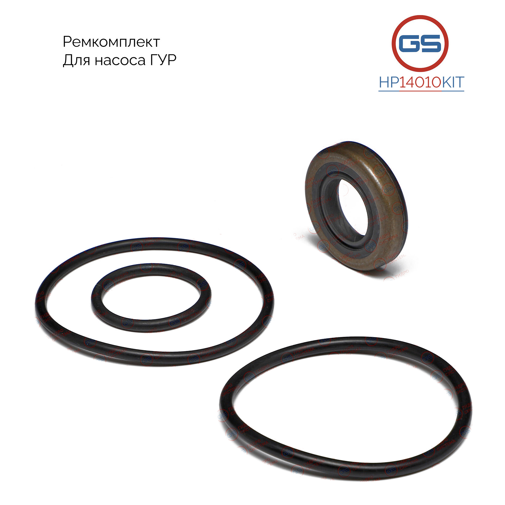 Ремкомплект насоса ГУР Ford Fusion 2002-, Mazda 2 2003-2007, Ford Fiesta 2001-2007 - GS HP14010KIT
