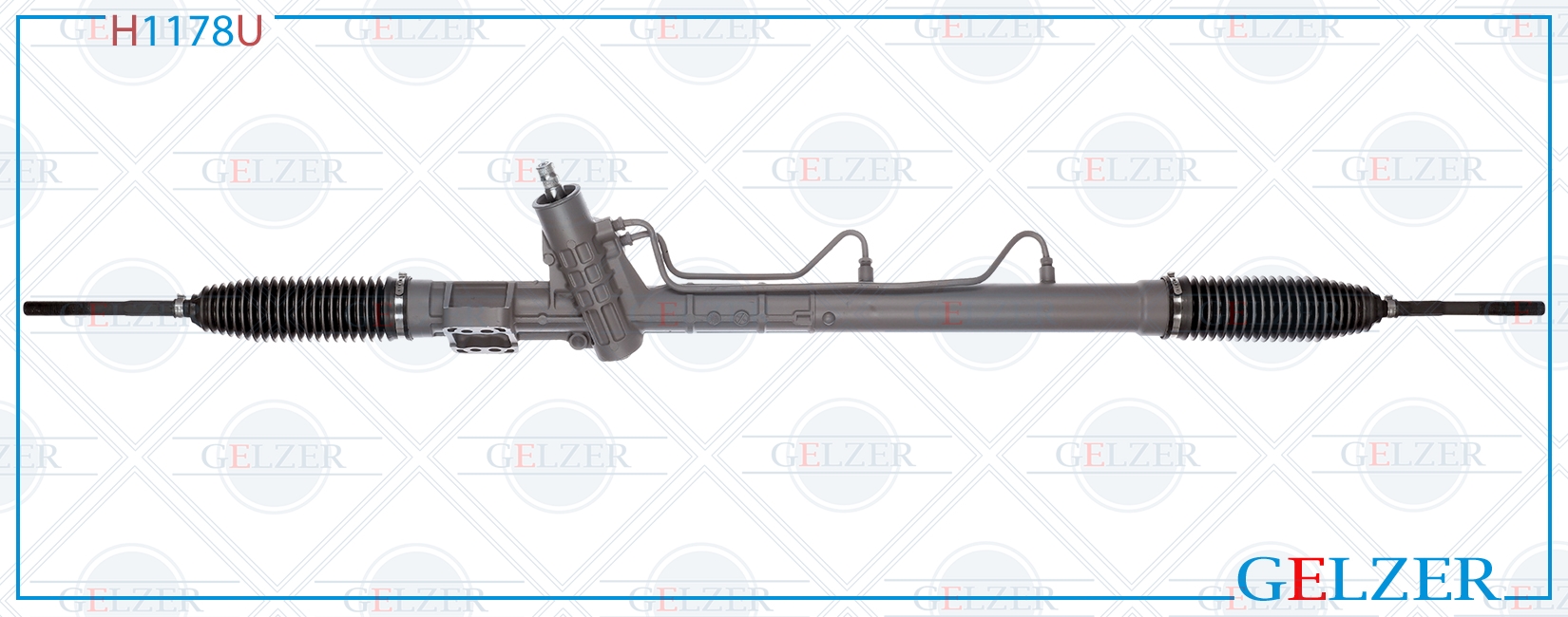 Рулевой механизм ГУР audi R8 / Spider 2007-2015 (Ориг.восст) - GELZER H1178U