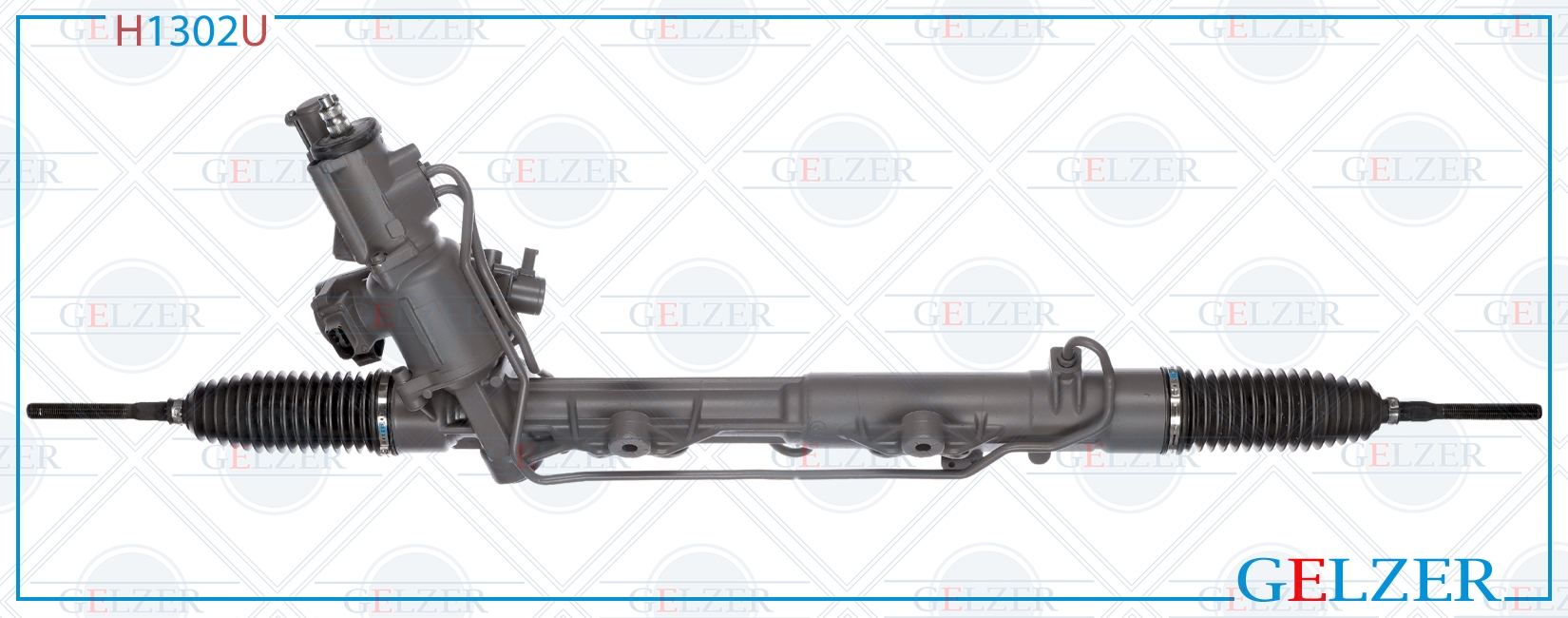 Рулевой механизм ГУР BMW 6 f 06 gc,12,13, BMW 7 f01,02,03,04 (Ориг.восст) - GELZER H1302U