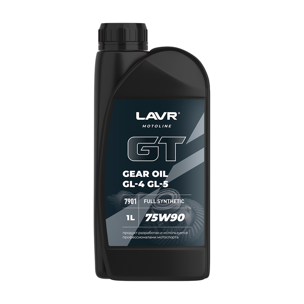 75w-90 moto трансмиссионное масло gt gear oil g4 5 1 л LAVR Ln7901 1451₽