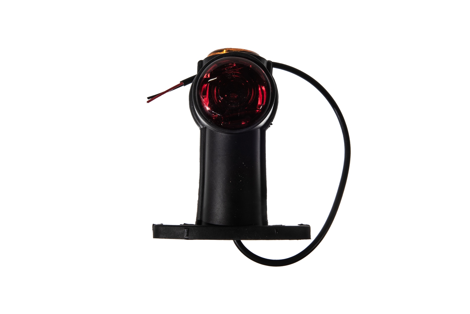 фонарь габаритный!рожок LED 24V 1.3w кр/ж/б прям/высок с каб.0.5m \ - Stellox 8733646SX