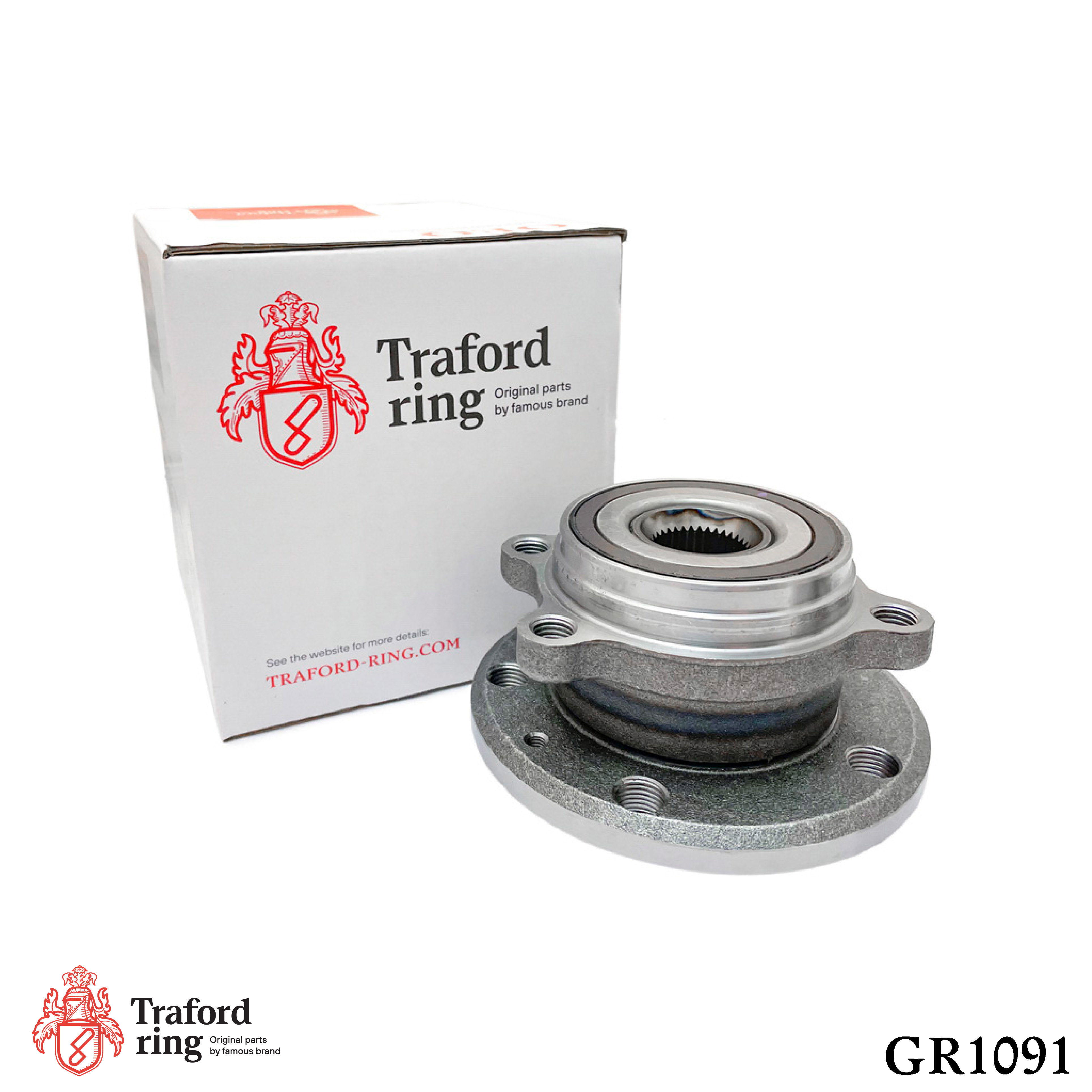 Ступица Колеса, Skoda Octavia A5 (04-) (4 отв.) (перед. в сборе с подшип.) - TRAFORD RING GR 1091