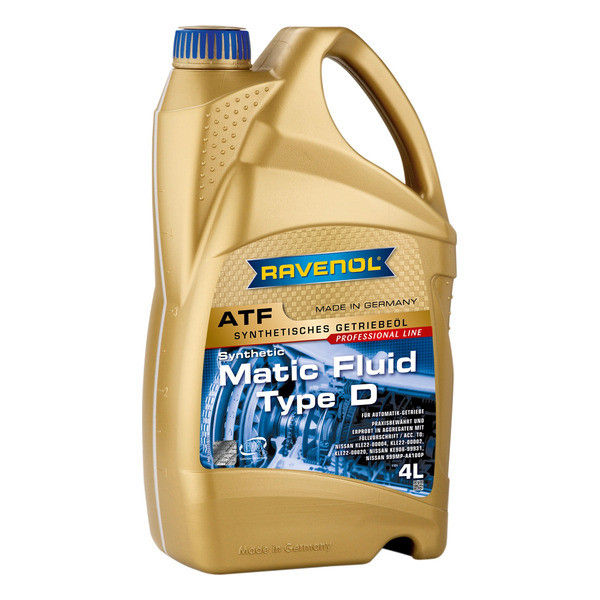 Масло трансмиссионное atf matic type d 4л синтетика RAVENOL 1211121004 7223₽