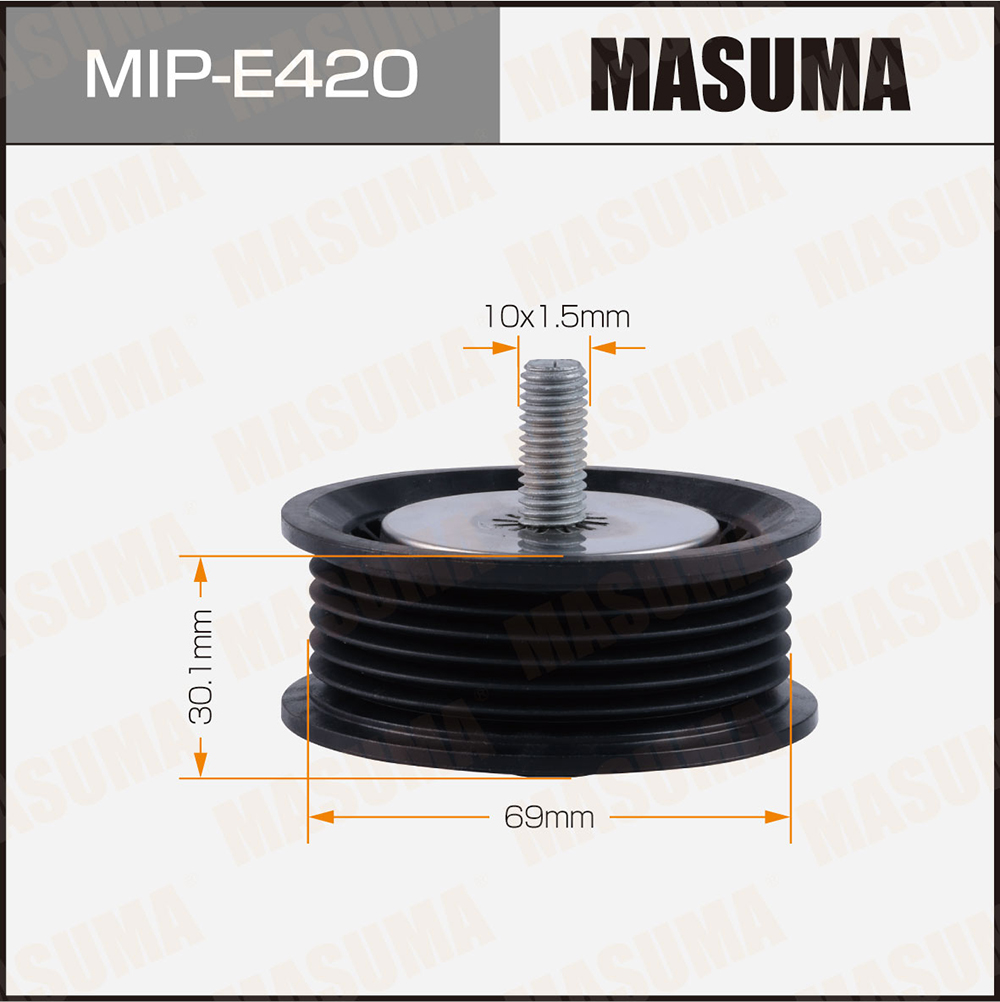 Навесное оборудование mip-e420 ролик обводной ремня привода /a20dt - Masuma MIPE420