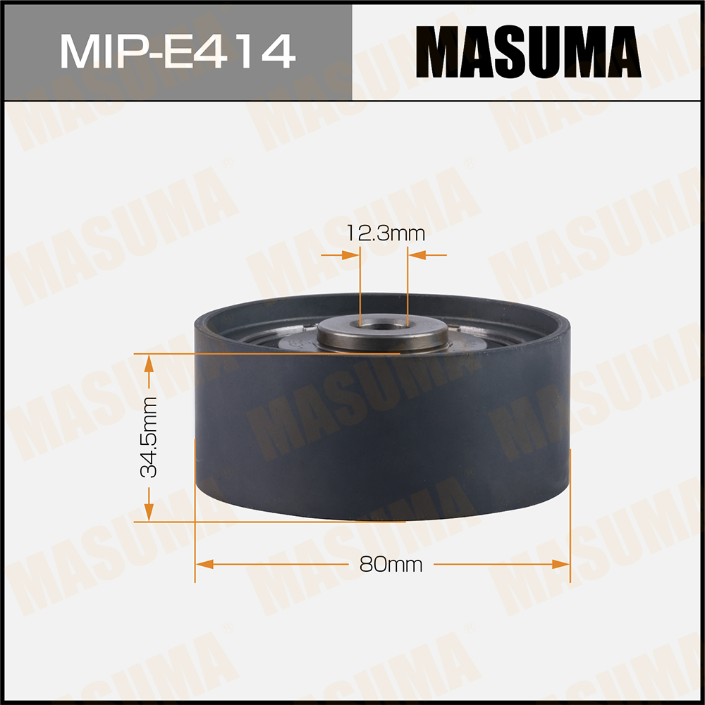Навесное оборудование mip-e414 ролик обводной ремня грм, bkp, azv, BMN - Masuma MIPE414