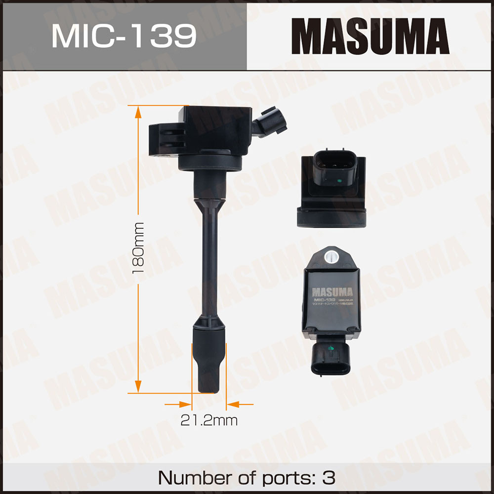Катушка зажигания mic-139 toyota rav4 / m20afks, a25a-fks - Masuma MIC139