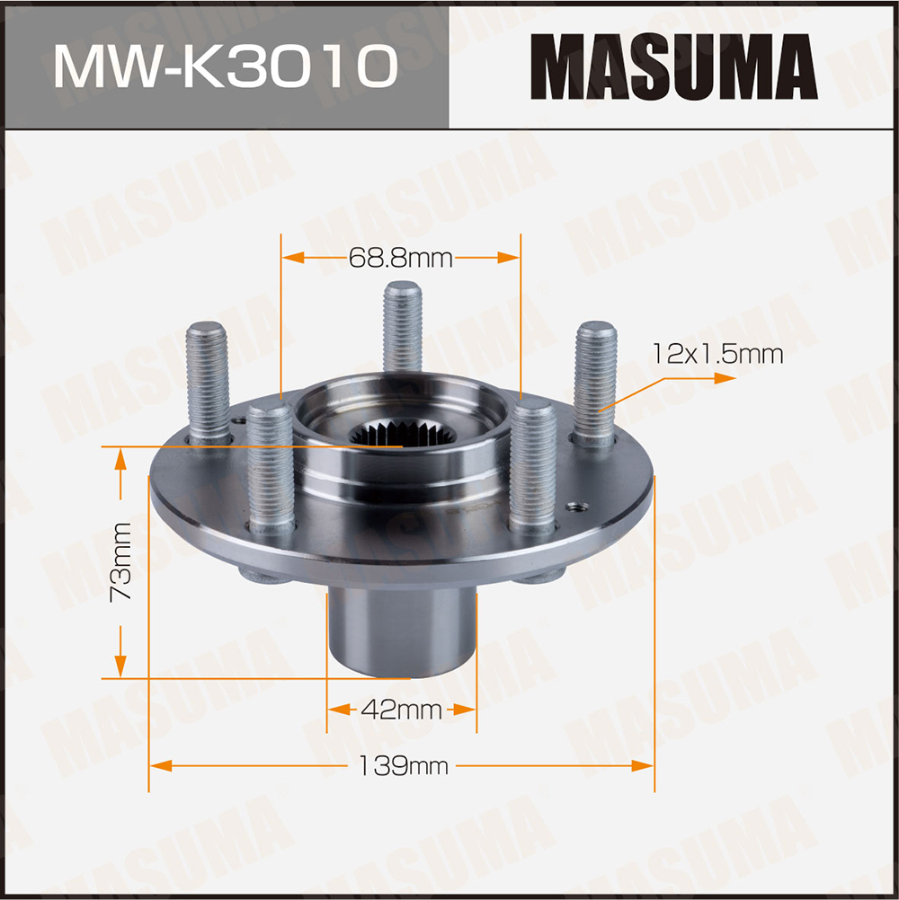 Фланец ступицы - Masuma MW-K3010