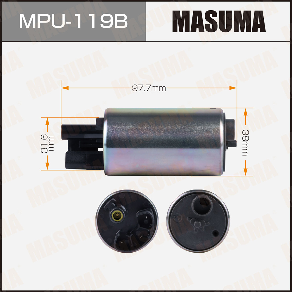 Бензонасос mpu-119b / toyota camry / axvh70, axvh75 бесщеточный - Masuma MPU119B