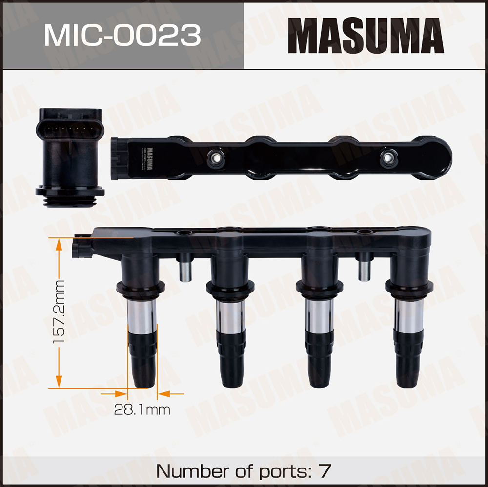 Катушка зажигания mic-0023 chevrolet cruze, aveo (t300) / LDE - Masuma MIC0023