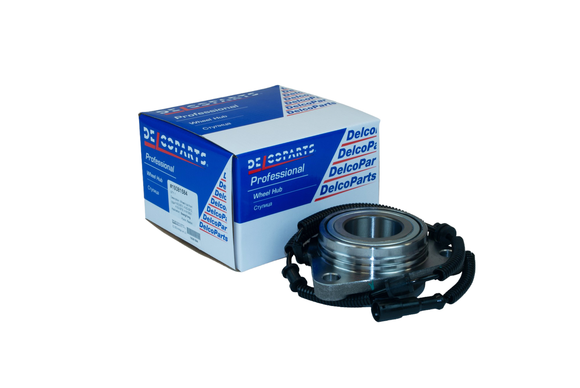 Ступица ssangyong actyon/rexton перед. - DelcoParts 19381584