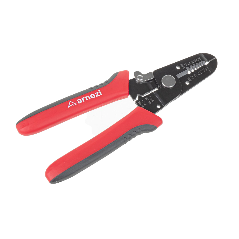 Клещи (стриппер) для снятия изоляции 190 мм - ARNEZI R6041003