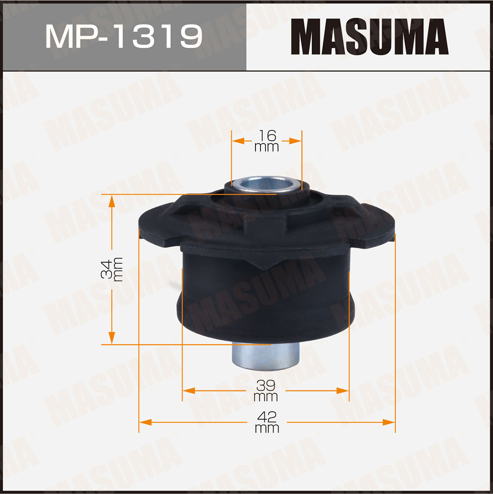 Втулка резиновая Masuma MP-1319 449₽