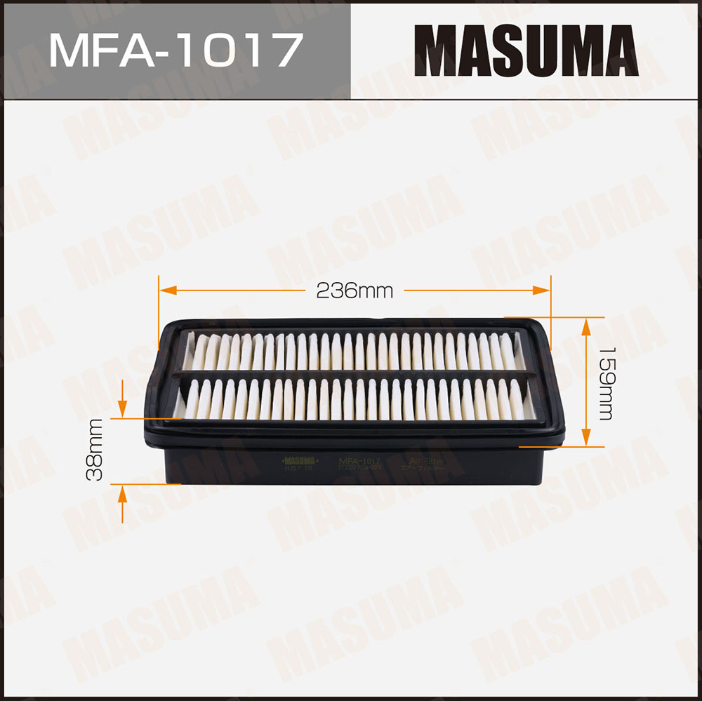 Воздушный фильтр mfa-1017 a-894 - Masuma MFA1017
