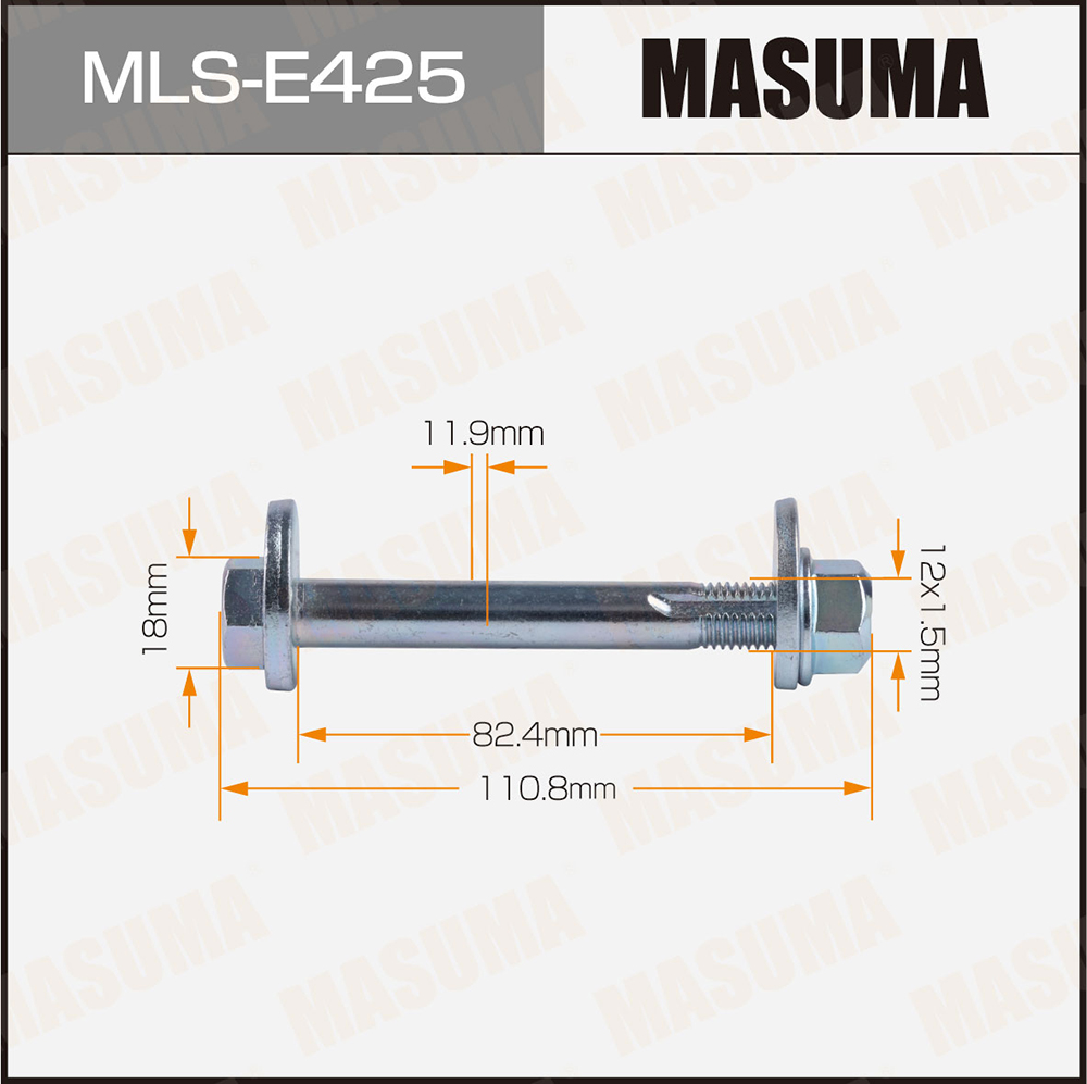 Болт эксцентрик mls-e425 к-т. BMW - Masuma MLSE425