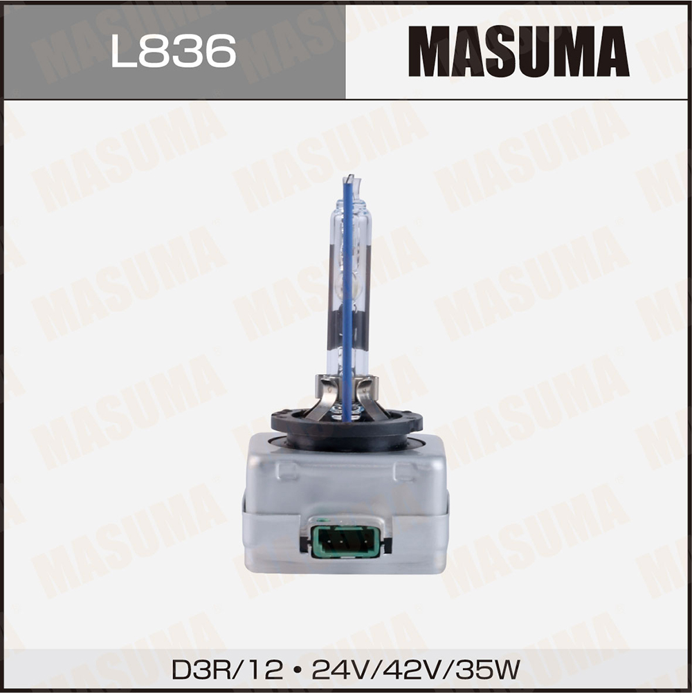 Лампа xenon D3R 6000k 35W white grade - Masuma L836