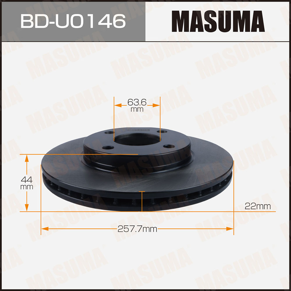 Диск тормозной BD-U0146 (1/2)