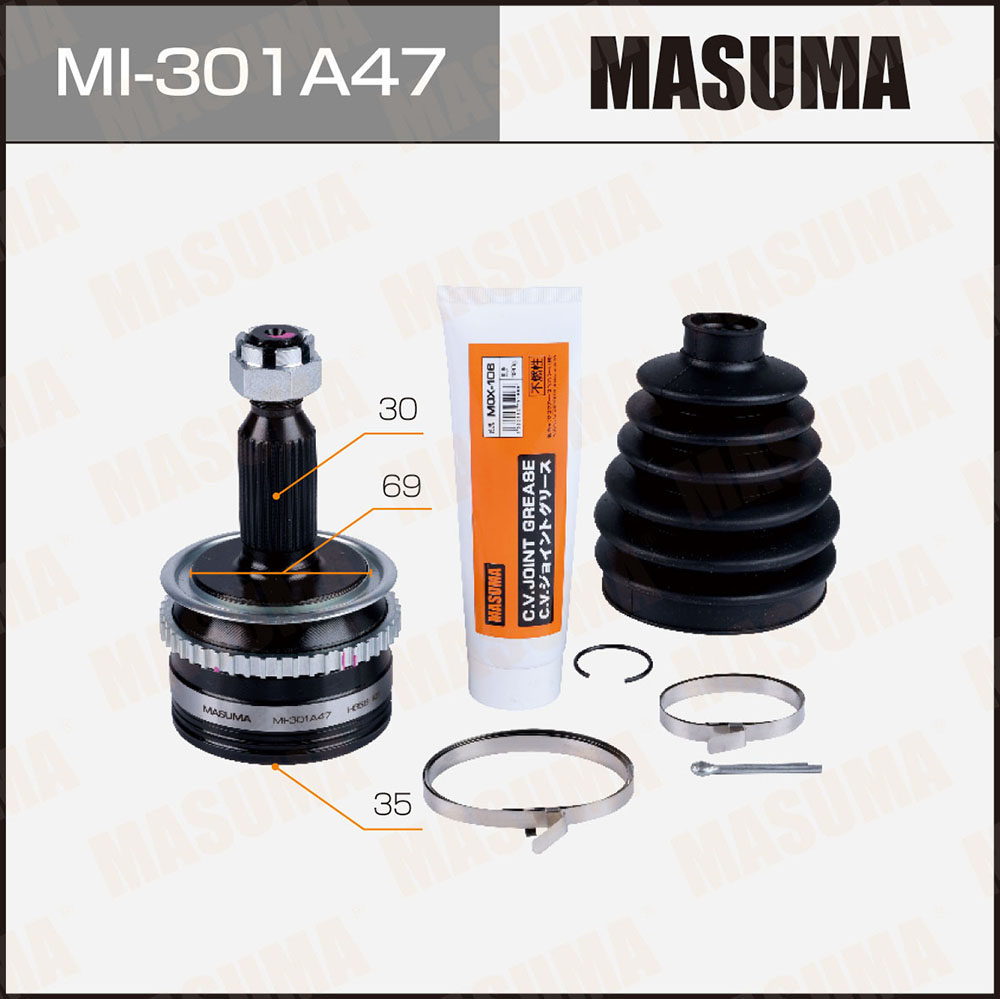 Шрус mi-301a47 35х69х30 - Masuma MI301A47