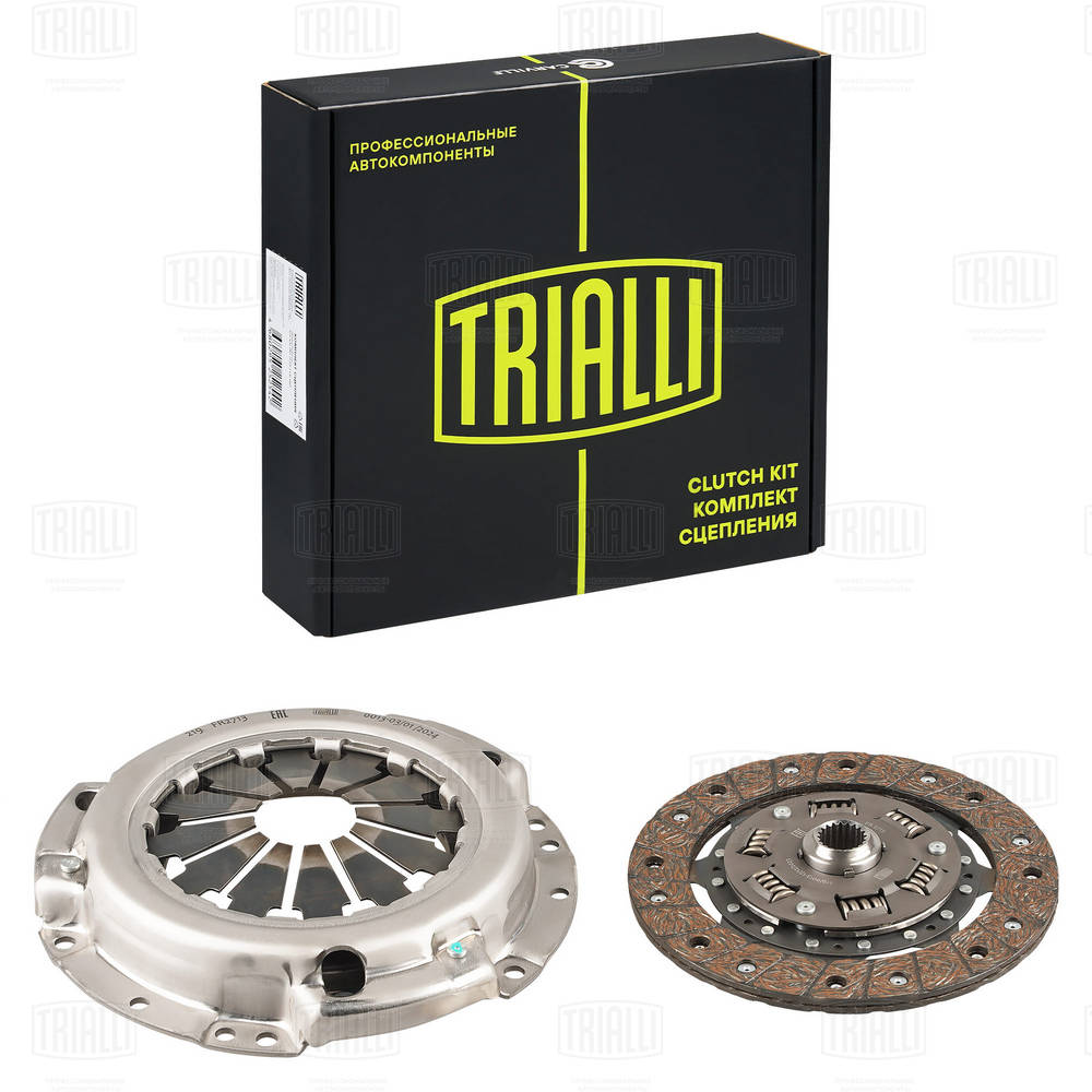 Сцепление в сборе для а/м Geely MK (08-) 1.5i/Lifan Smily (08-) 1.3i (без муфты) (FR 2713) - Trialli FR 2713