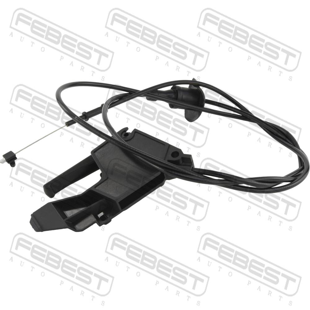 Трос привода открывания замка капота - Febest 25101-T7