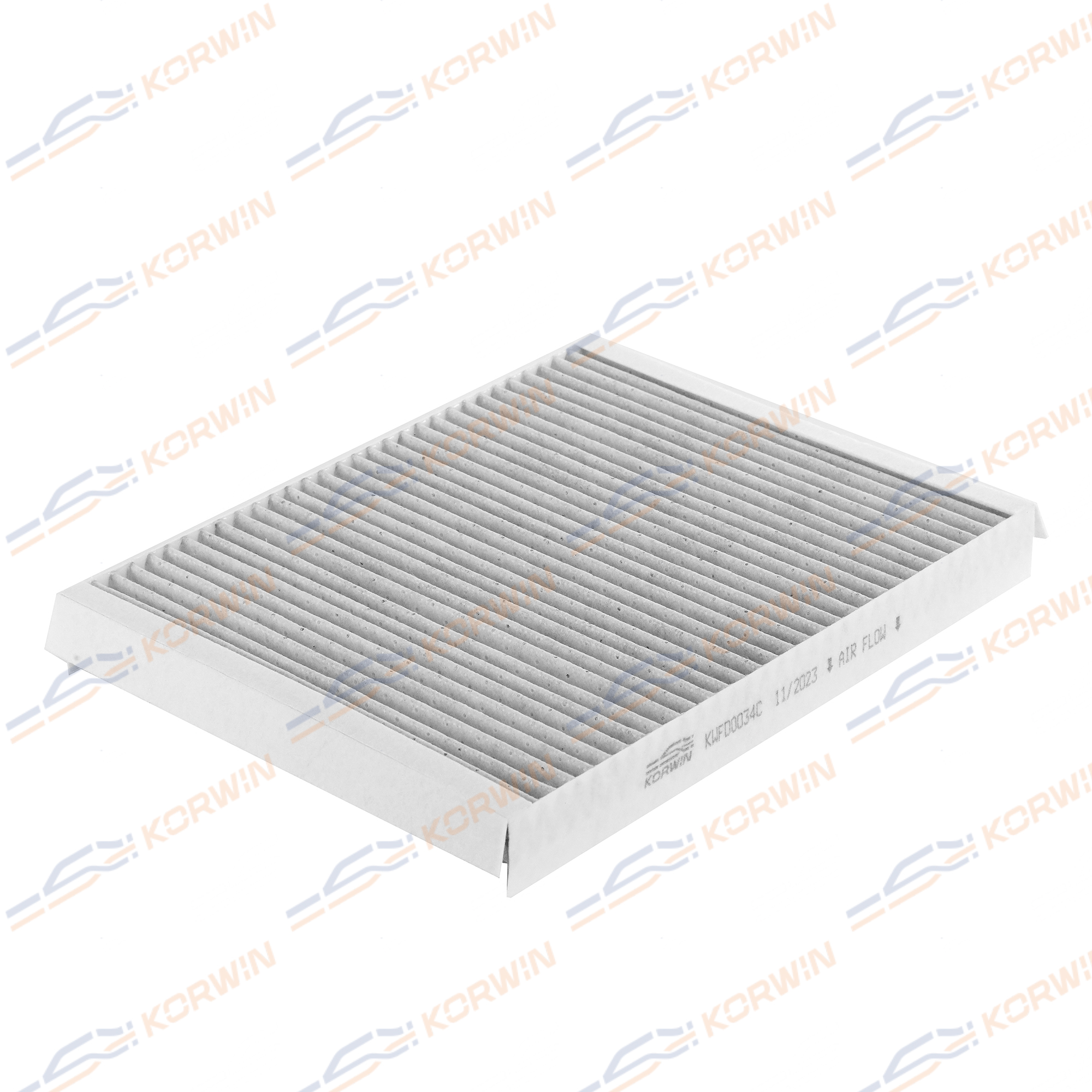 Фильтр салонный угольный Hyundai Santa Fe II (cm) -12 - KORWIN KWFD0034C