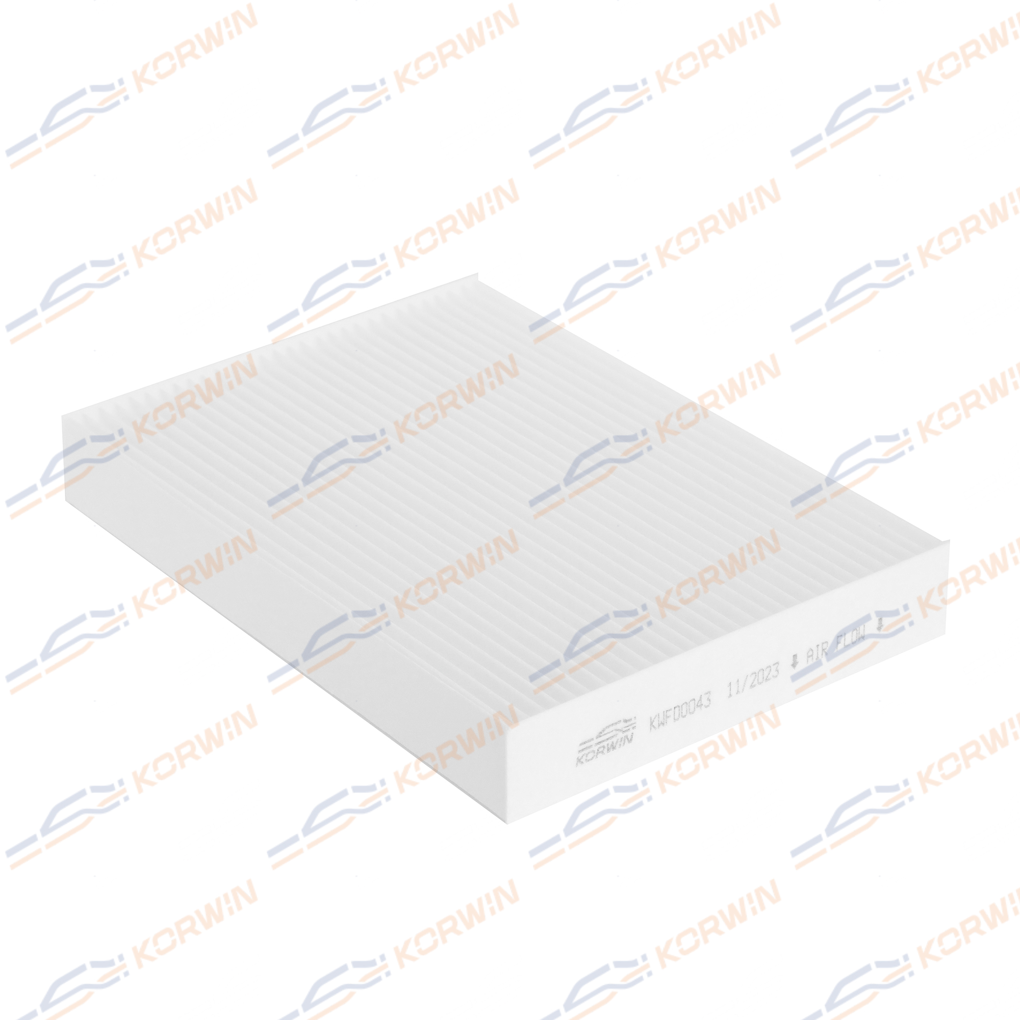 Фильтр салонный Nissan Qashqai II 14-/X-Trail III (t32) 14-/Renault - KORWIN KWFD0043