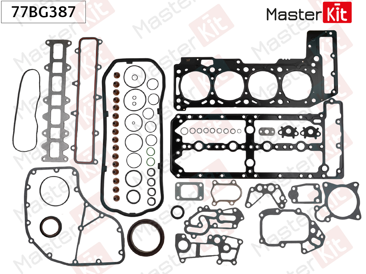 Комплект прокладок Citroen jumper f1ce0481d (f30dt) - Master KiT 77BG387