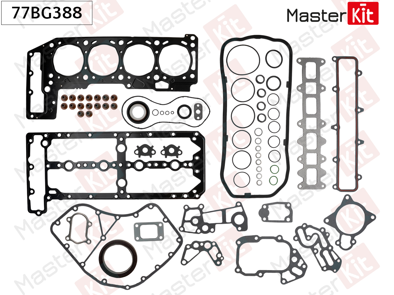 Комплект прокладок iveco daily IV f1ce0481a - Master KiT 77BG388
