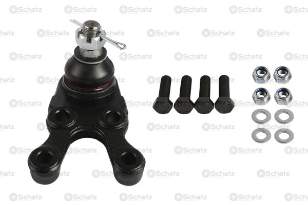 Шаровая опора (комплект) (передняя левая нижняя) mitsubishi pajero (pinin) 99-07 - SCHATZ S12607L