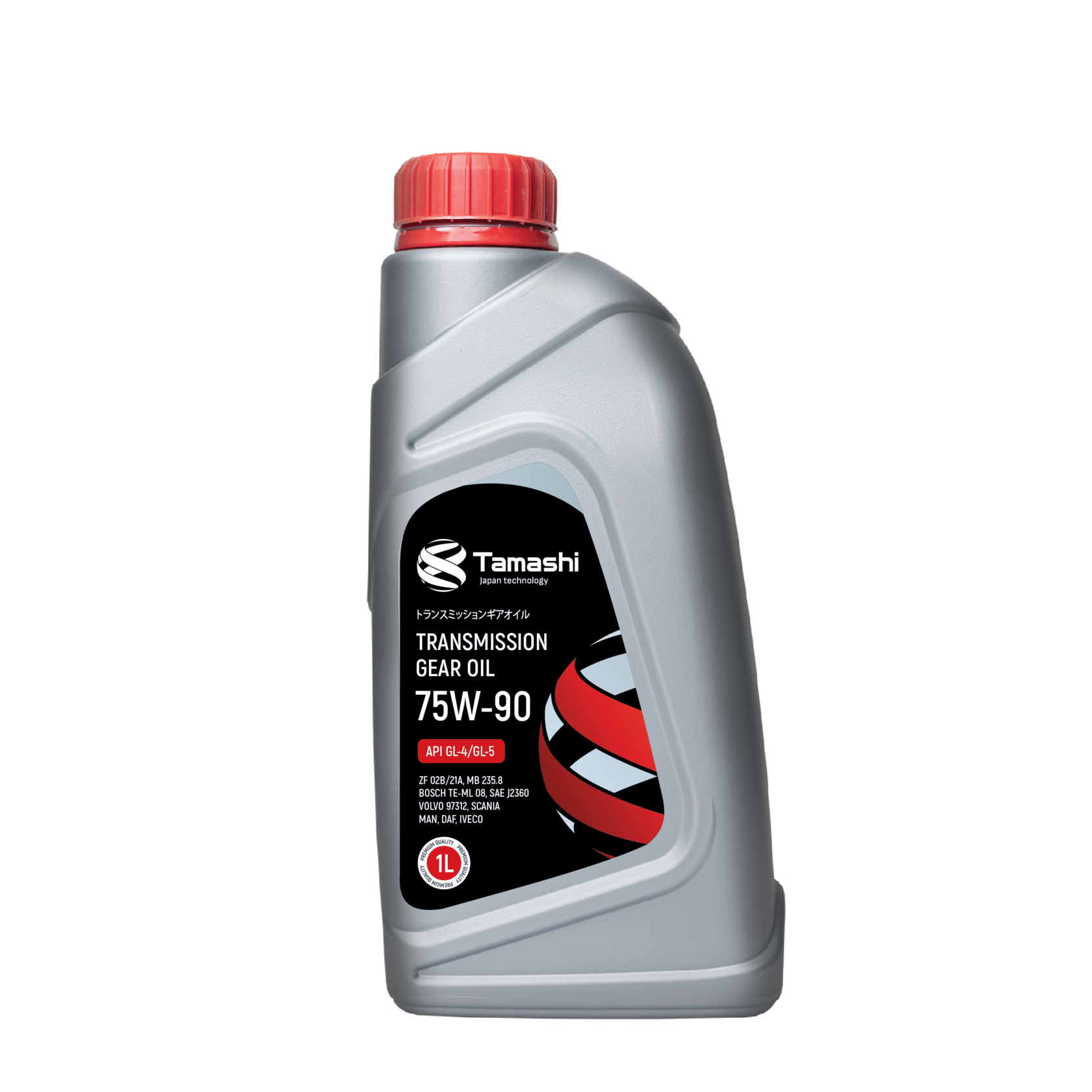 Масло трансмиссионное синтетическое 1л SAE 75w-90, API gl-4/gl-5/mt-1 - TAMASHI 75W90T121