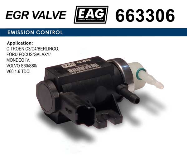 Клапан электромагнитный - EAG 663306