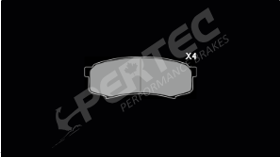 Колодки тормозные дисковые кермамические - PERTEC PEC606