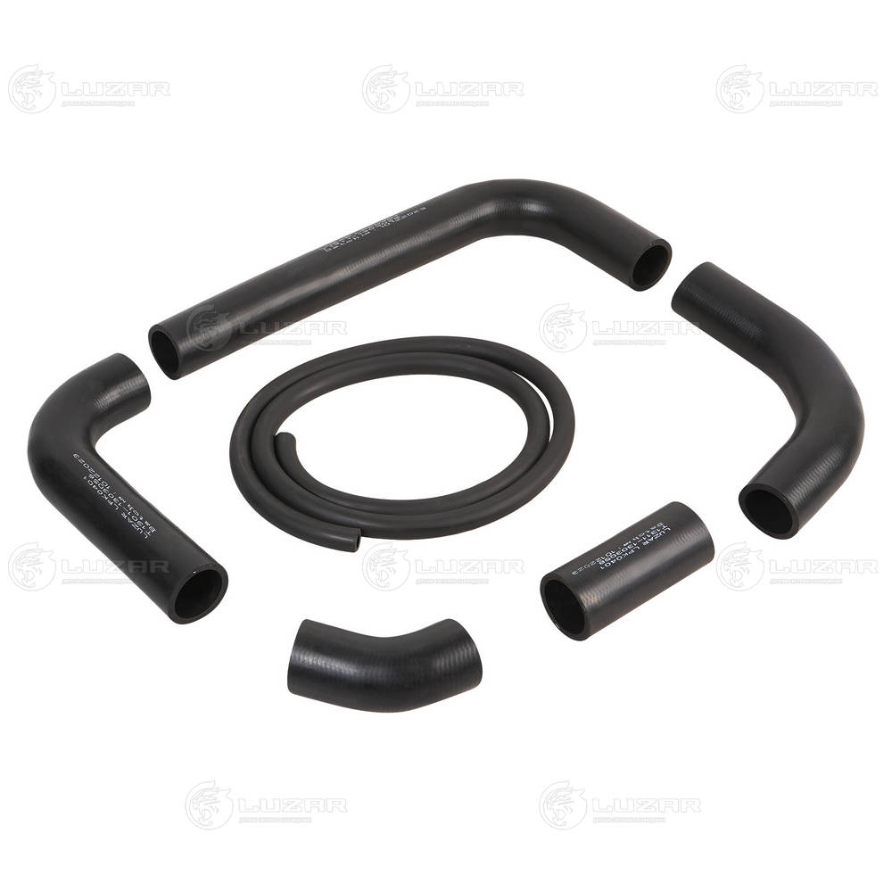 Патрубки охл. для а/м ZAZ-Daewoo Sens (02-) 1.1i/1.3i (epdm, кмпл., 6 шт.) - Luzar LPK 0401
