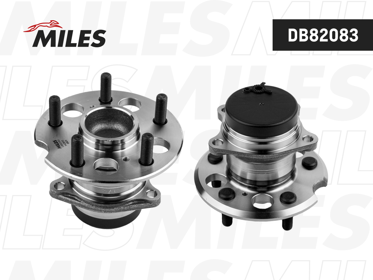 Ступица с подшипником chery tiggo T11 05- vortex tingo T11 05- / chery tiggo FL 12- vortex tiggo FL 12- / lifan x60, X70 зад.(2WD, +abs) - Miles DB82083