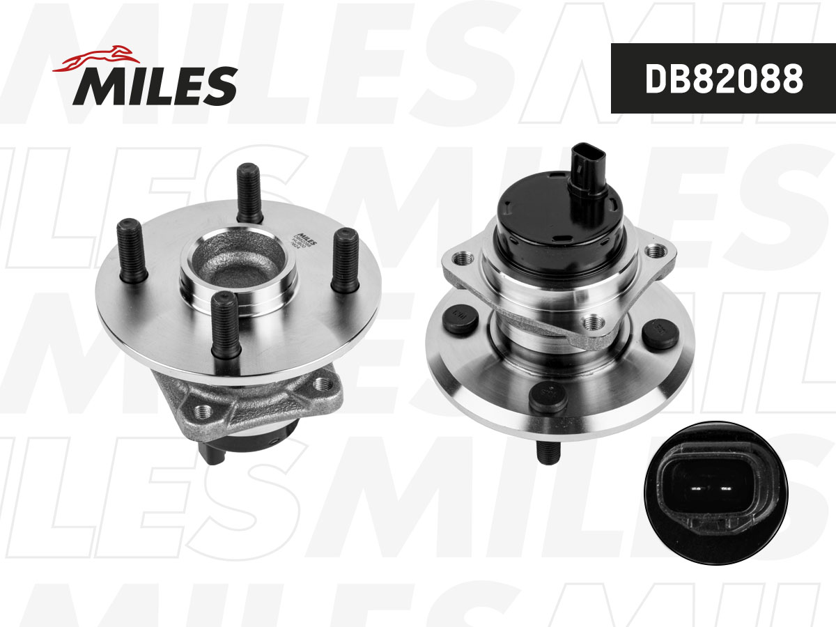 Ступица с подшипником BYD F3 / f-3r 05- зад. +abs - Miles DB82088