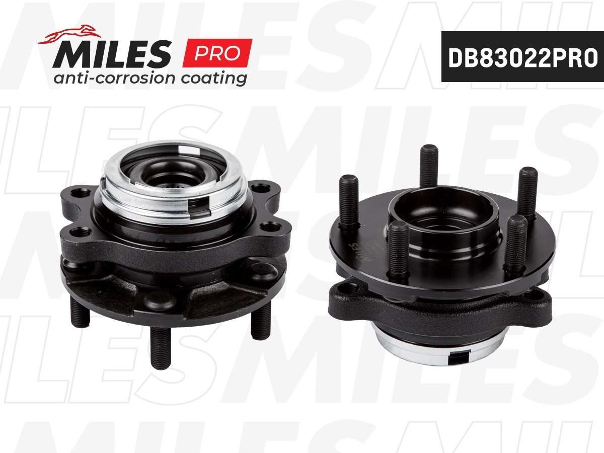 Ступица с подшипником передняя +abs, nissan teana j31/j32 2.5 / murano Z50 00-08. - Miles DB83022PRO