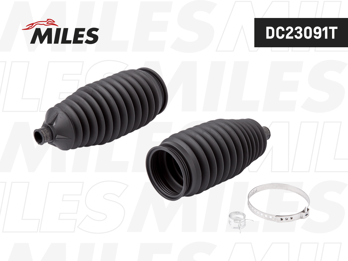 Комплект пыльника рулевой рейки - Miles DC23091T