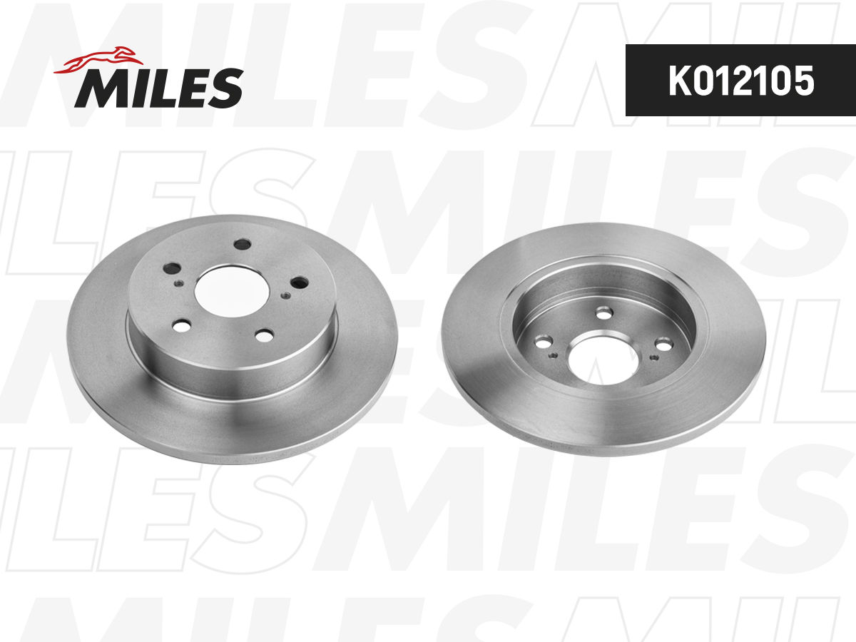 Диск тормозной geely emgrand X7 01.13- 1.8 - задний - Miles K012105