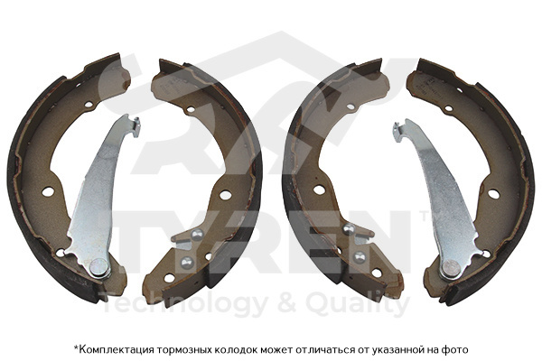 Колодки тормозные барабанные - TYREN TYR1413871