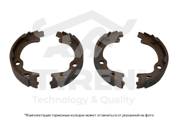 Колодки тормозные барабанные - TYREN TYR1412791