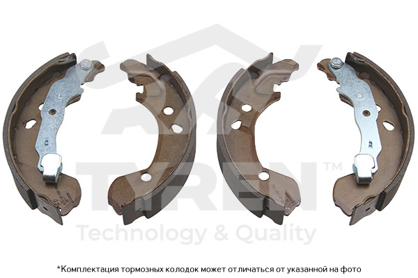 Колодки тормозные барабанные - TYREN TYR1410651
