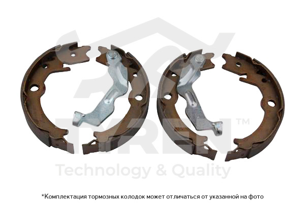Колодки тормозные барабанные - TYREN TYR1413251