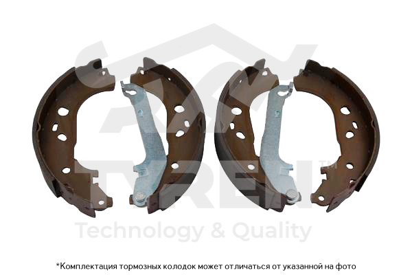 Колодки тормозные барабанные - TYREN TYR1411691
