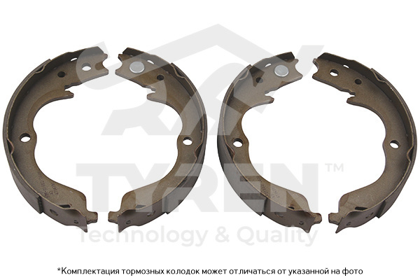 Колодки тормозные барабанные - TYREN TYR1410361