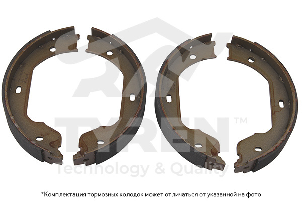 Колодки тормозные барабанные - TYREN TYR1410221