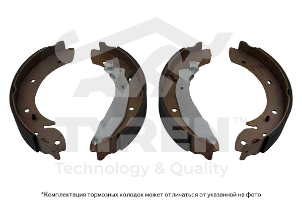 Колодки тормозные барабанные - TYREN TYR1410281