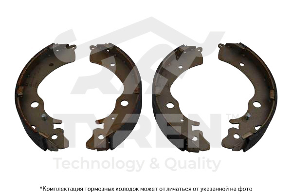 Колодки тормозные барабанные - TYREN TYR1411821