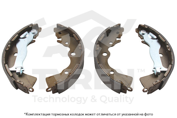 Колодки тормозные барабанные - TYREN TYR1412741