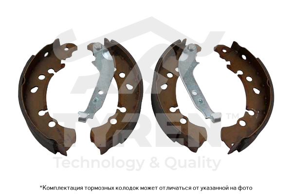Колодки тормозные барабанные - TYREN TYR1414281